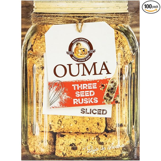 Ouma Sliced 3 Seed Rusks 450g 450 GM